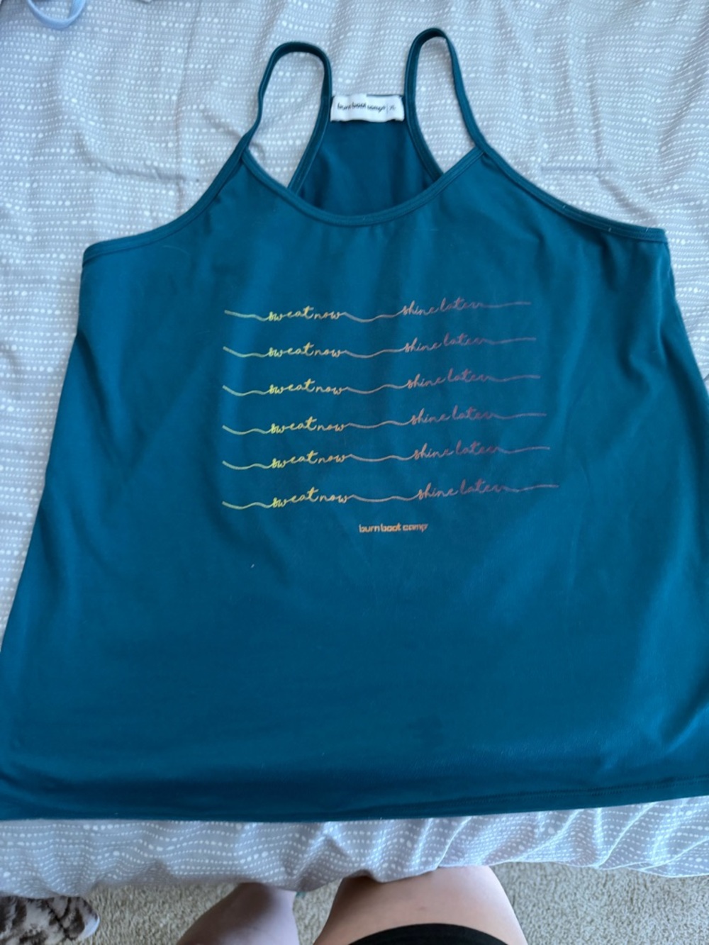 Burn boot camp tank